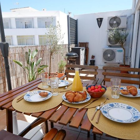 Spacious Terrace, Swimming Pool, Private Parking Olhao Luaran gambar
